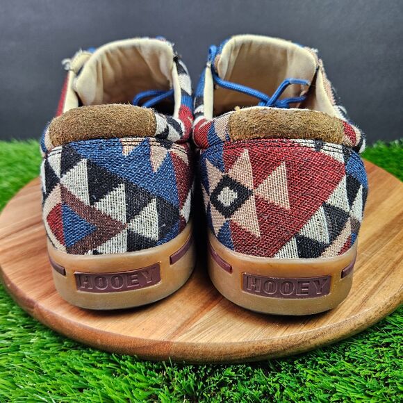 Twisted X Mens Canvas Hooey Lopers Sneakers Aztec Lace Up Size 12 M MHYC006 - Picture 3 of 11